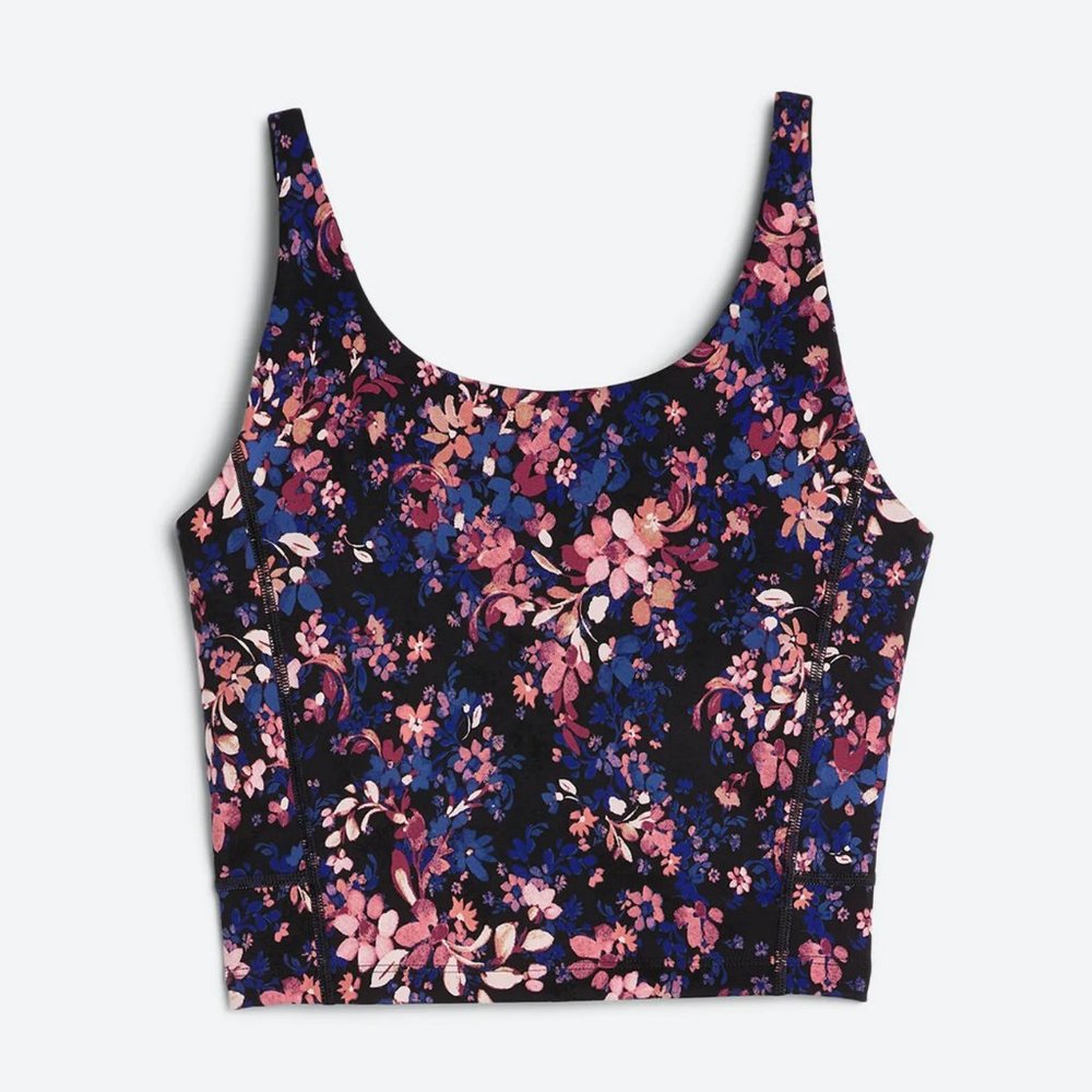 Flex stretch Hannah Longline Shelf Tank Bra